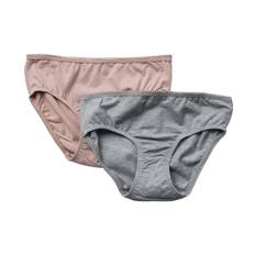 Magasin Girls Briefs 2pack Stl. 2 år / 92 cm flickor Trosor - Light Grey Melange (2 år / 92 cm)