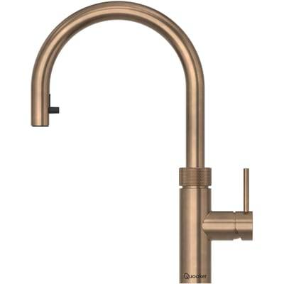 Quooker Flex Round, bruneret messing