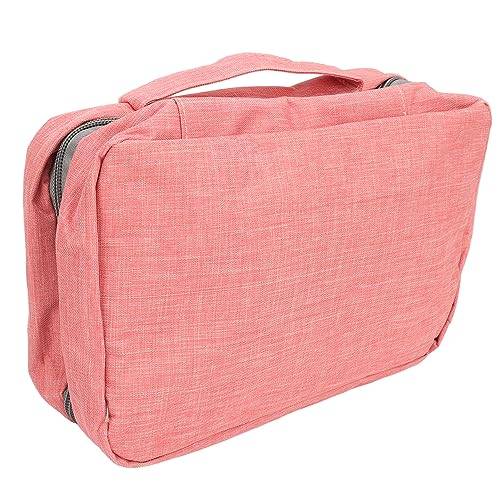 Sminkväska, Vikt Necessär Rese Necessär med Krok för Resor (PINK)