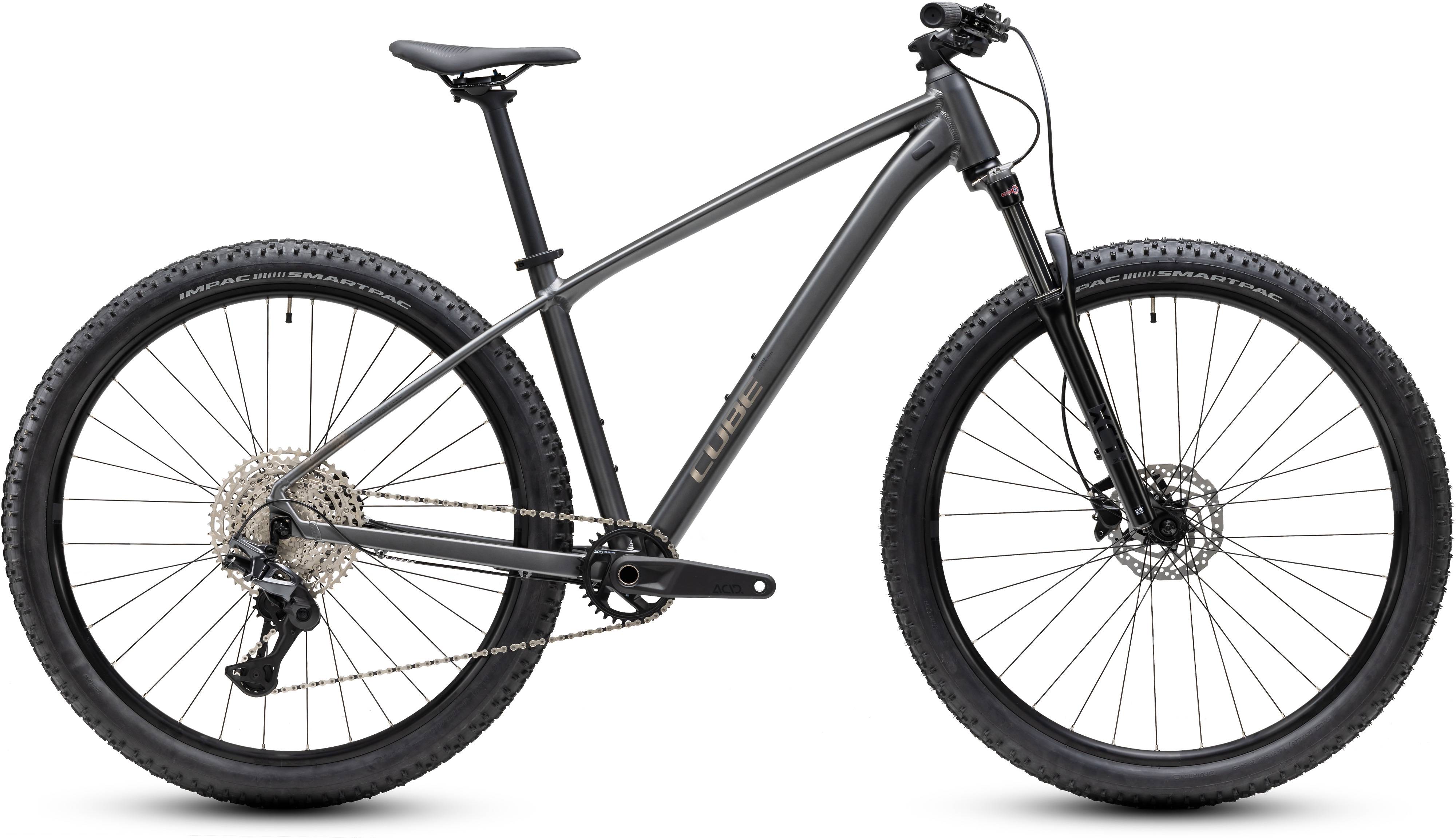 Cube Aim Slx Slateblack´n´Chrome - xl - Mountainbike Dame - Sort.