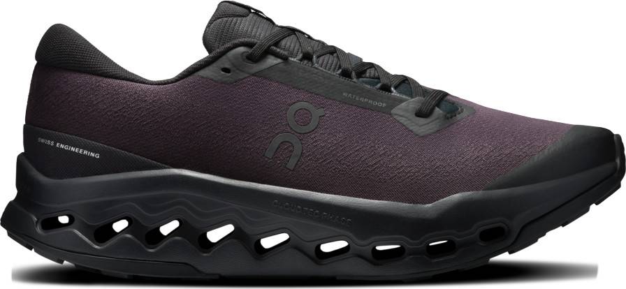On Men's Cloudsurfer Trail 2 Waterproof Black/Black, 44.5