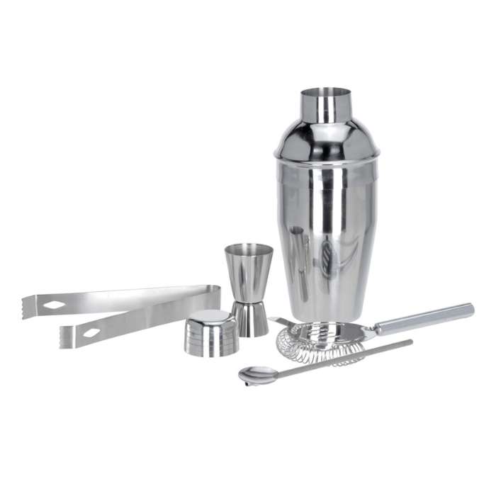 Cocktail shaker sats rostfritt stål - 5 delar