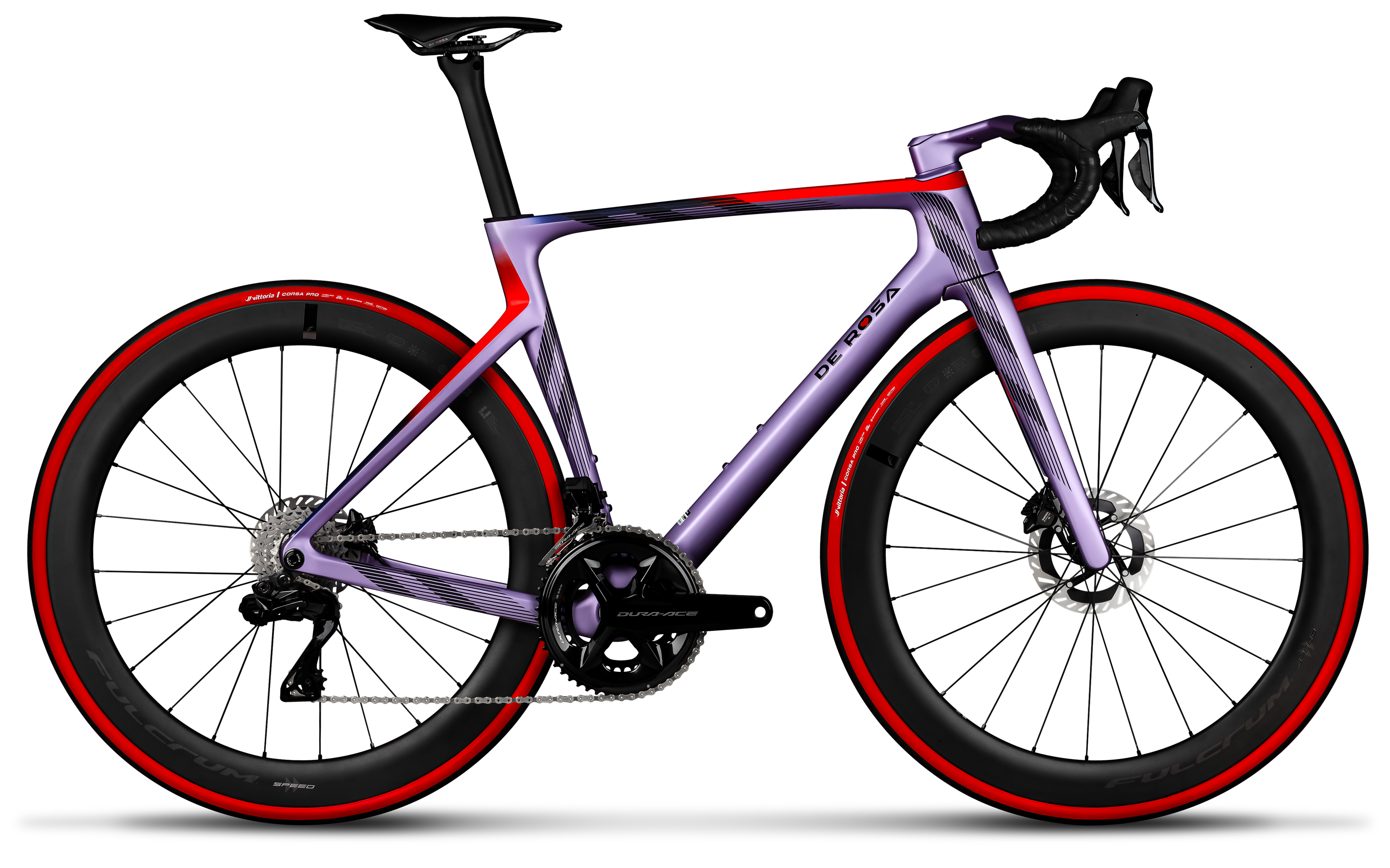 De Rosa Merak | Shimano Ultegra Di2 | Fulcrum Wind - Dynamic Violet / XS (51)