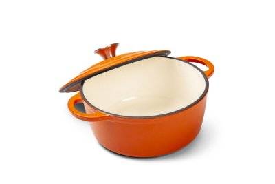 Gjutjärnsgryta 2,8 liter från Orrefors Jernverk i 6 färger (Färg: Orange)