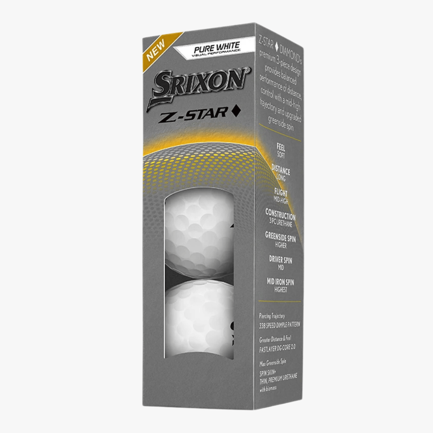 Srixon Z-Star Diamond Golfbolde Med Tekst