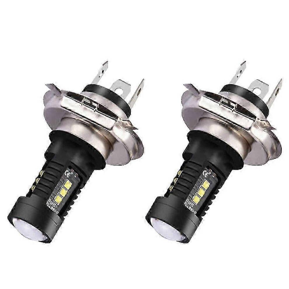 HK&Hanker H4 LED forlygtepærer 60W 6000K fjern-/nærlys og tågelygter 2 stk.
