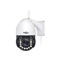 Hiseeu 30X optisk zoom CCTV-kamera utomhus med mörkerseende färg, 3 MP PTZ Wifi-säkerhetskamera 360° vy trådlös IP-kamera med tvåvägsljud, rörelsedetektion, fjärråtkomst, IP66 vattentät