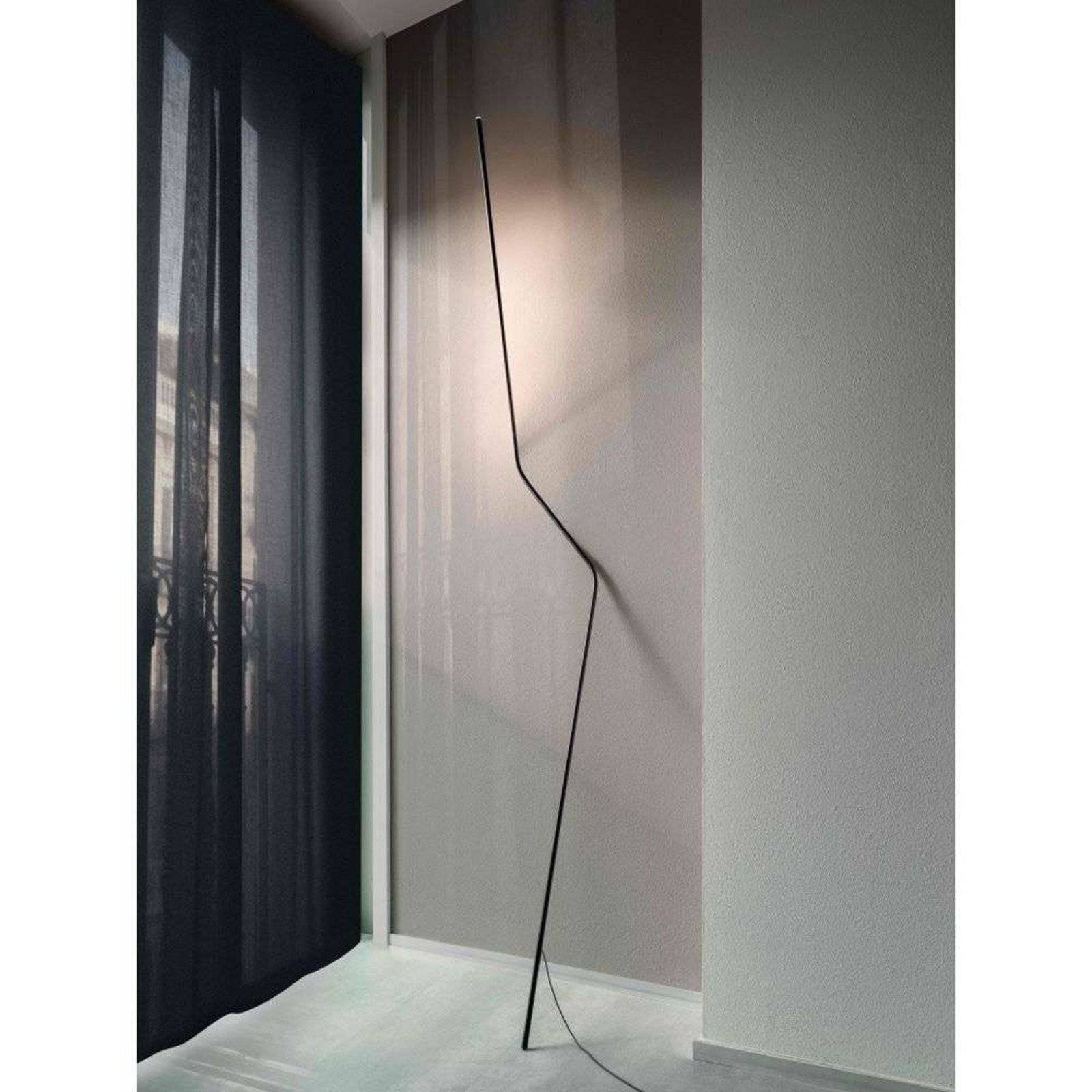 Gulvlampe Nemo Lighting, Guld / Messing, Stue, Aluminium