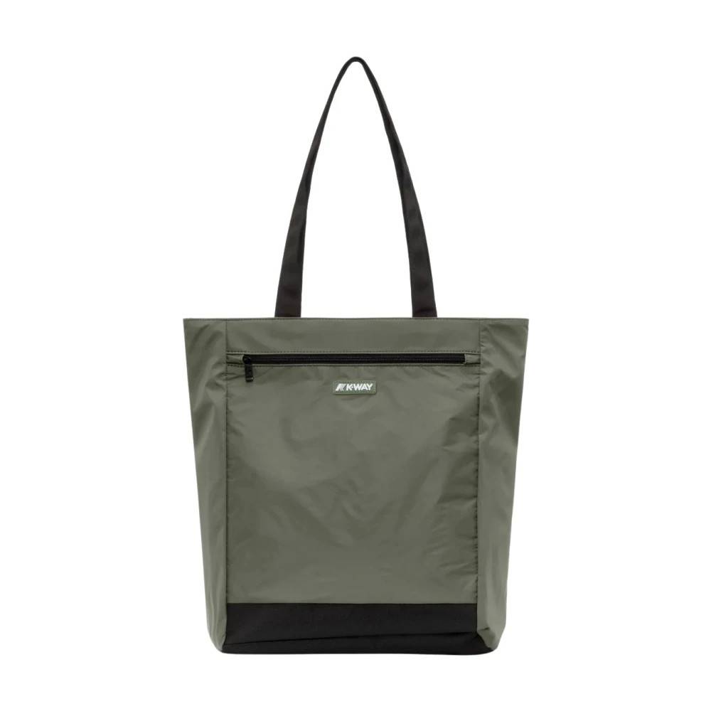 K-Way Elliant Shopping Bag - Tasker - unisex - Grøn - ONE SIZE - Uld
