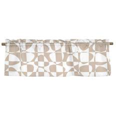 Pix Beige Veckad gardinkappa Arvidssons Textil