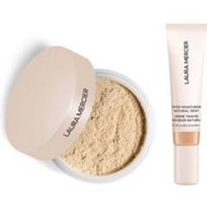 Laura Mercier Mini Translucent Loose Setting Powder Ultra Blur and Travel Size Tinted Moisturiser Dewy Duo (various shades) - 3N Sand