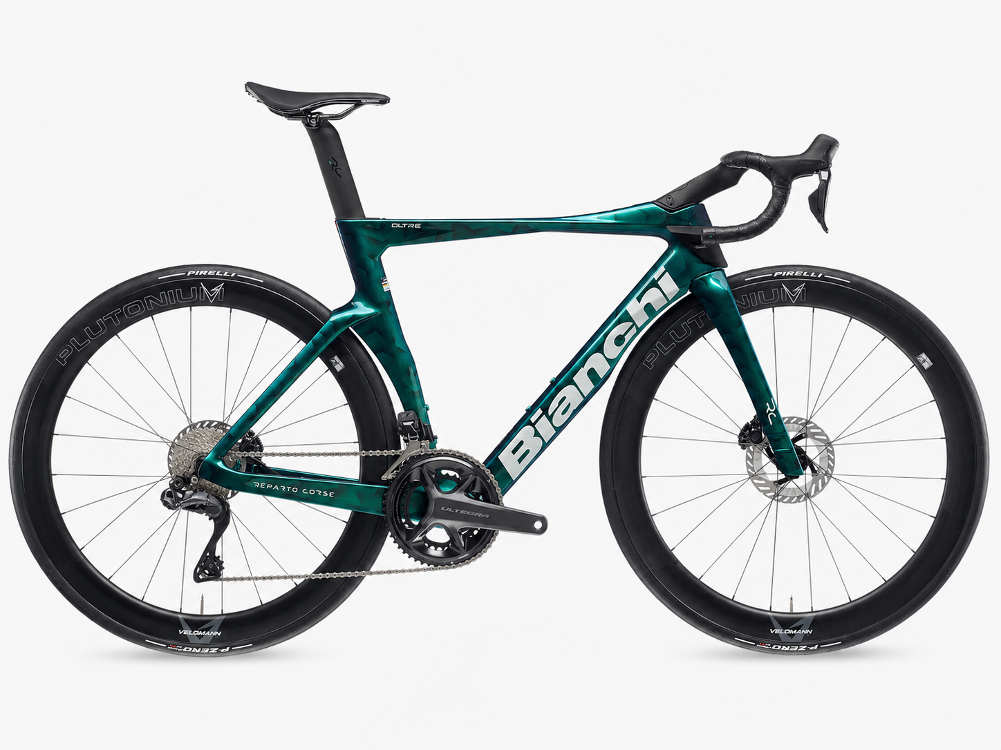 Bianchi Oltre RC 2026 - Shimano Ultegra Di2 2x12sp - Velomann Plutonium Carbon 50mm - 008 / 55 / BQ-Chameleon Green