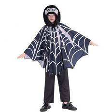 Barnens spindelmantel cosplay-kostym, perfekt för Halloween och skolshower, uppträdanden, cosplay-fest - Multifärgad (110,120,130,140)