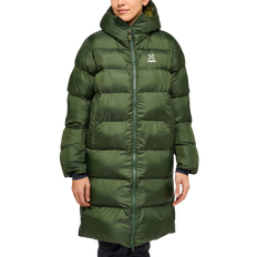 Haglöfs W Long Mimic Parka Vinterjackor Seaweed Green - Small