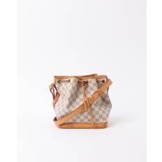 LOUIS VUITTON Damier Azur Noé BB Bag - White