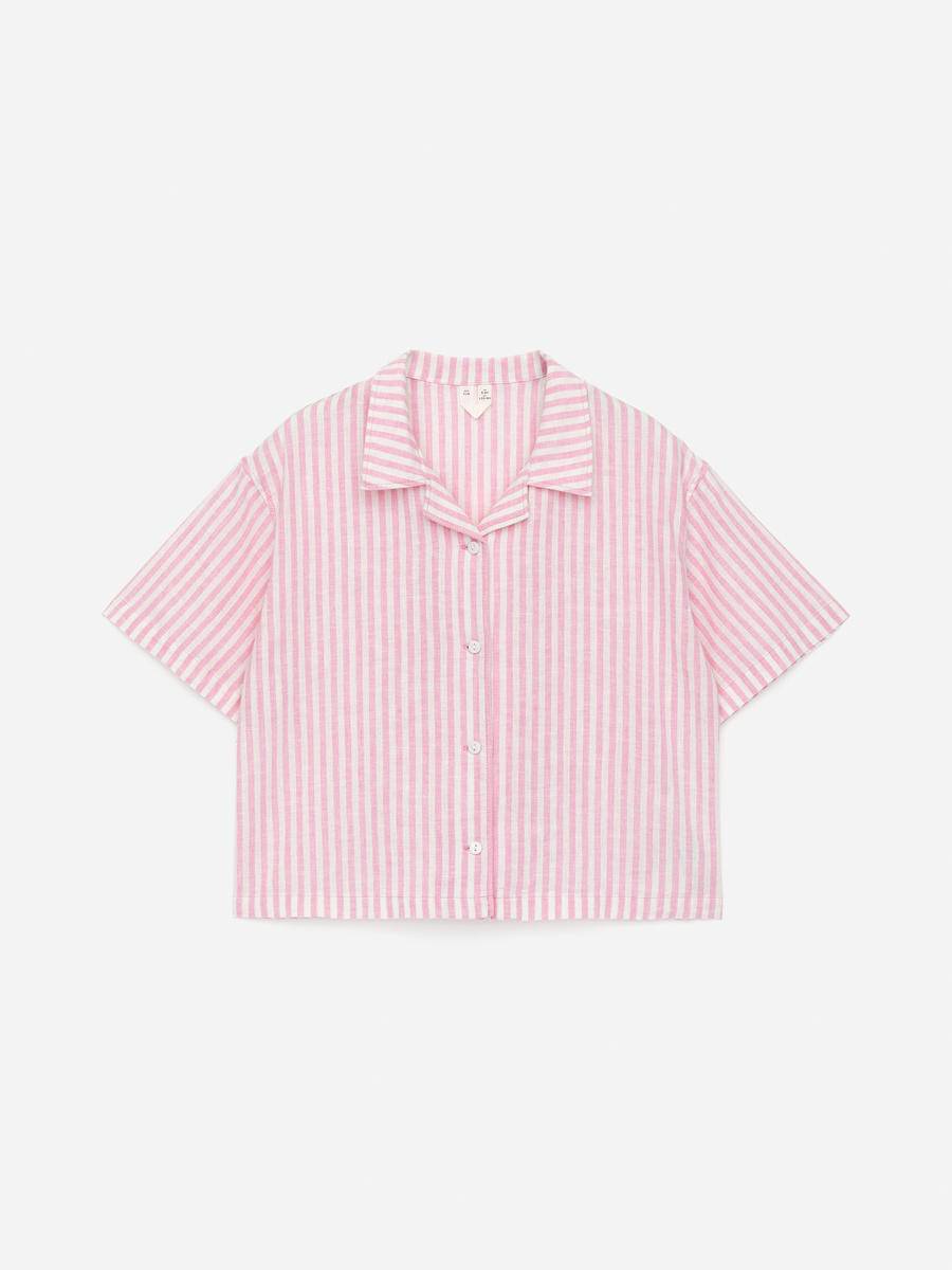 ARKET Resort Shirt -Pink, 104