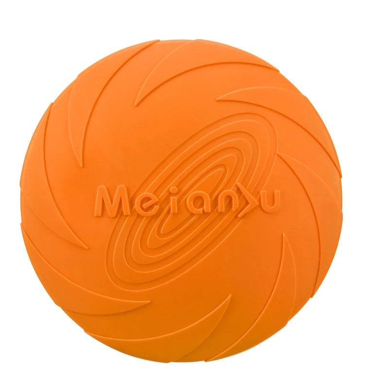 Interactive Flying Disc Ring Toy for Dogs - Orange / L (L)