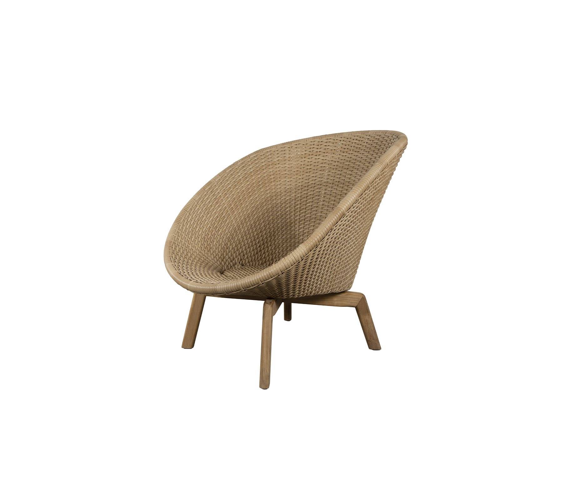 Cane-Line - Peacock loungefåtölj m/teak ben