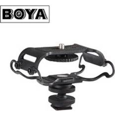 Boya by -c10 mikrofon shock mount f&#xF6;r zoom h4n/h5/h6 f&#xF6;r sony tascam dr -40 dr-05 inspelare mikrofon shockmount olympus tascam