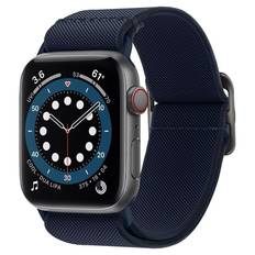 Spigen Nylonarmband Apple Watch SE 44mm Blå