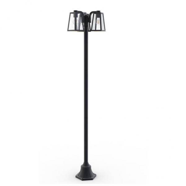 Lutec Tradition Fia udendørs standerlampe t/3 pærer - Mat sort