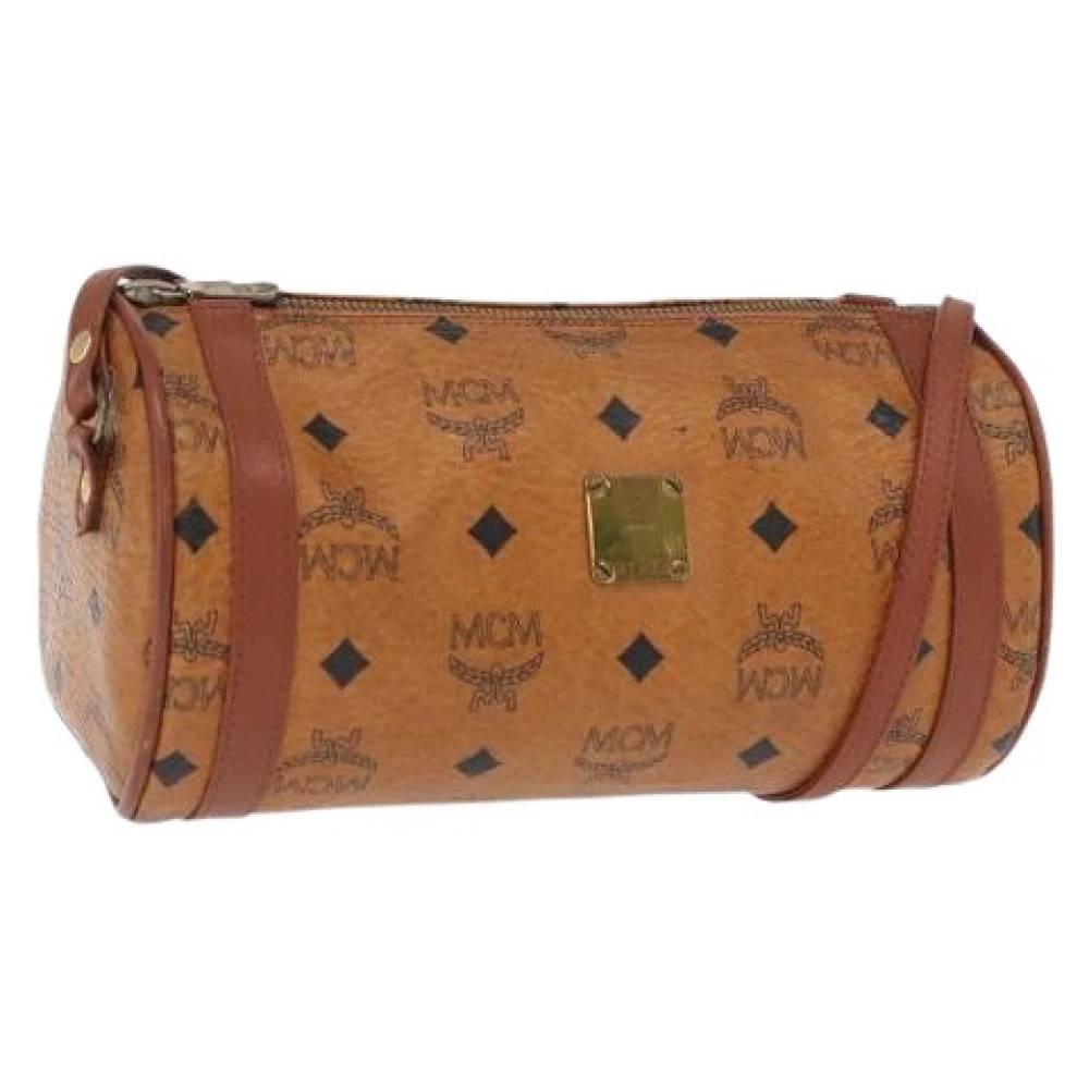 MCM Pre-owned Pre-owned Plast skuldertasker - Vintage - Dame - Brun - ONE SIZE - Uld