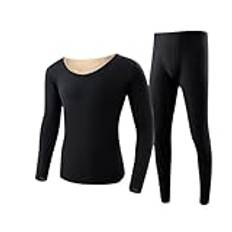 Gym träningsoverall män jacka män byxor set trendiga underkläder set skjorta byxor långa termiska underkläder fleece fodrade leggings set för kallt väder gym herrkläder, Mörkgrått, XL