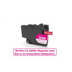 Brother LC 426XL Magenta (rød) Kompatibel blækpatron indeholder 60 ml.