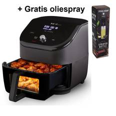 Instant – Vortex Plus Air fryer Clearcook 5.7 L 1700W + Gratis Steak Champ Olie Spray