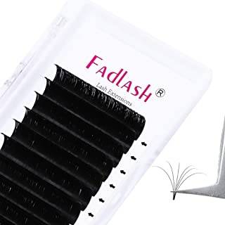 Fadlash Volymfransförlängningar, Easy Fan-volymfransar, 3D–10D, självblommande ögonfransförlängningar, 0,05, 0,07 mm, C/D/DD-böj, 0–20 mm längd (0,05-C, 10 mm)