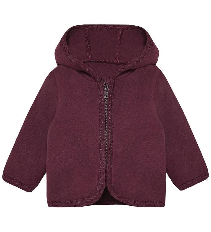 Huttelihut Cardigan - Ullfleece - Port Royale - Huttelihut - 1 år (80) - Cardigan
