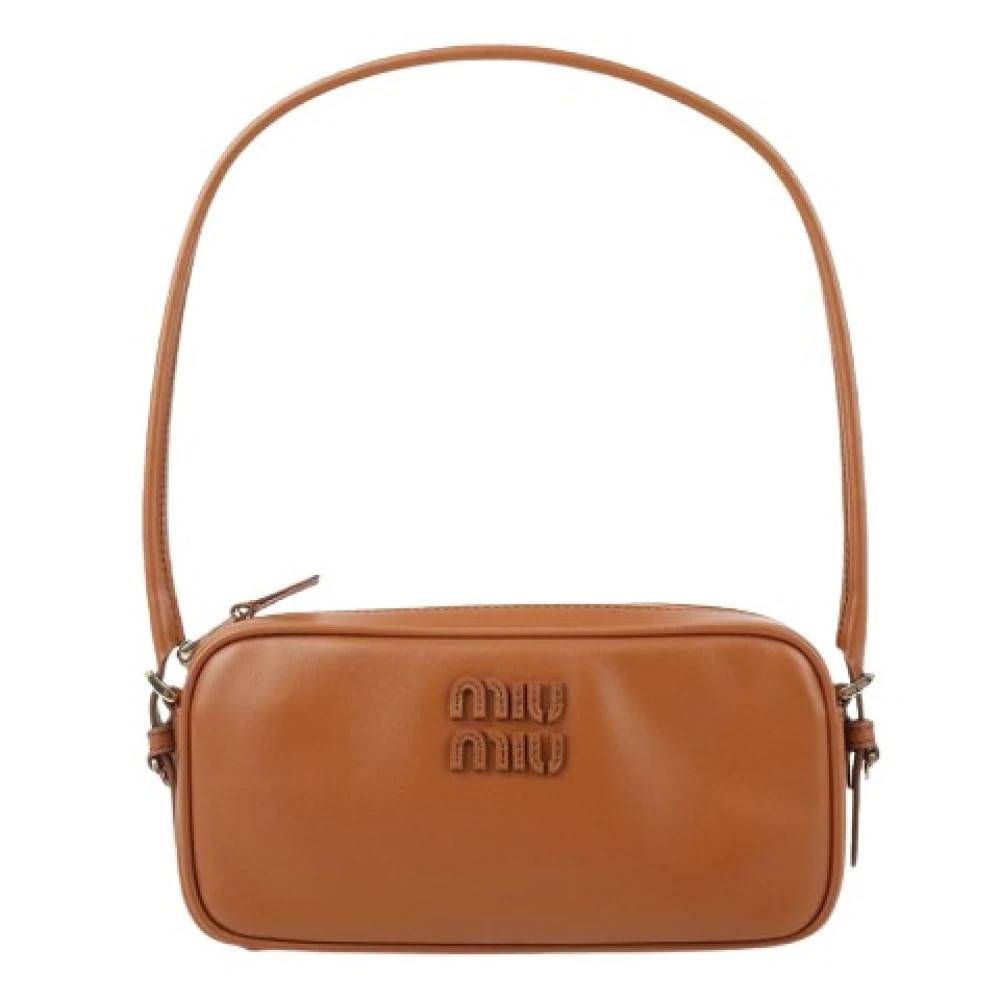 Miu Miu Pre-owned Pre-owned Shoulder Pouch - Vintage - Dame - Brun - ONE SIZE - Uld