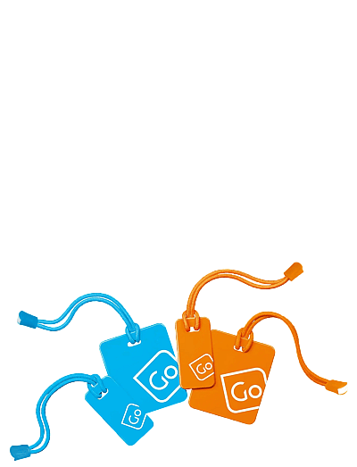 Go Travel Luggage Tags Family Pack - Resetillbehör - BLUE / blue
