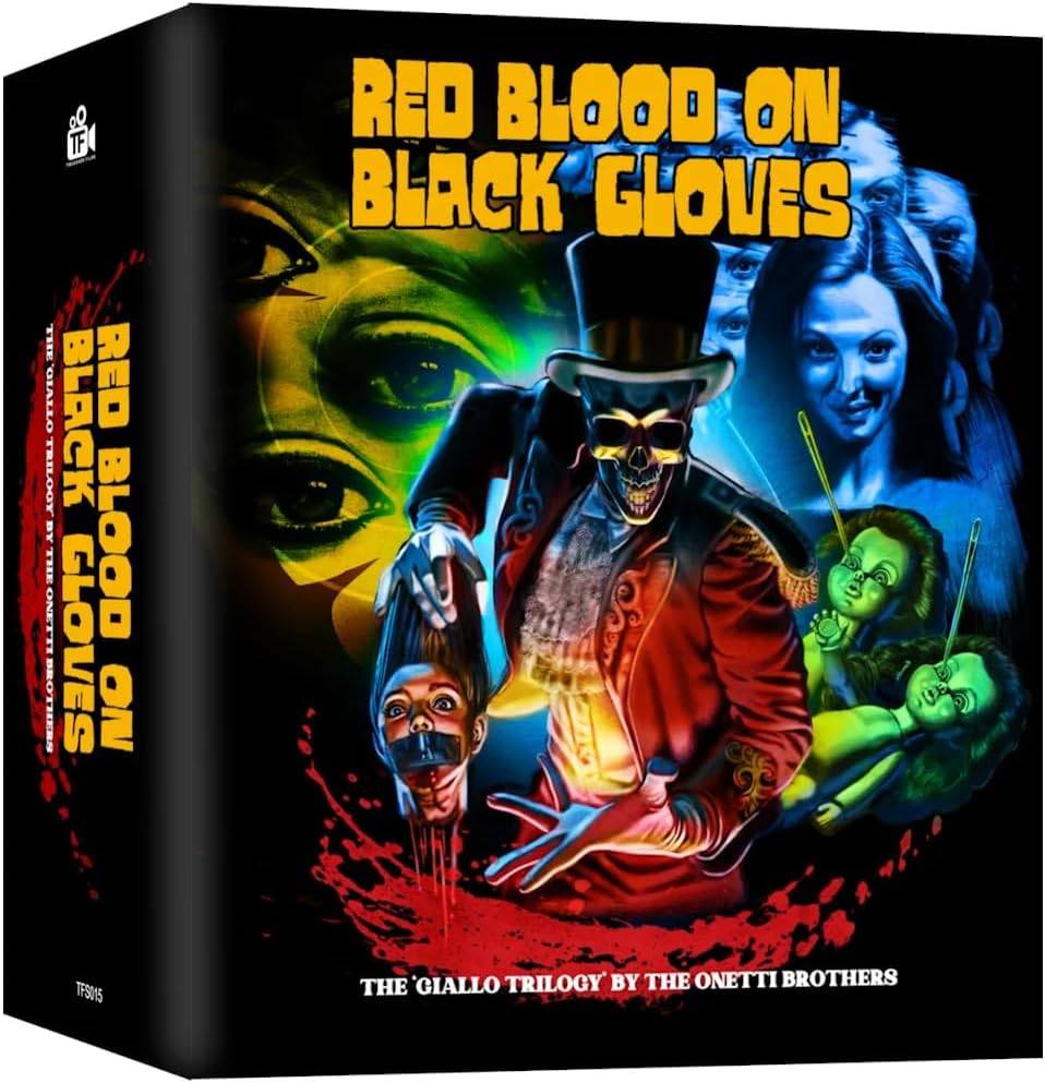 Red Blood On Black Gloves: The Giallo Trilogy By the Onetti Brothers (Limited Edition) (ej svensk text) (Blu-Ray + CD)