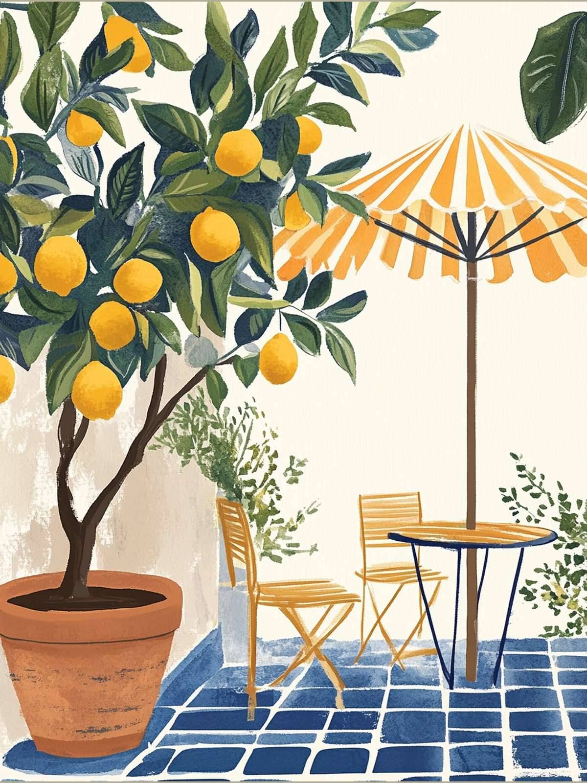 Poster - Citronterrasskonst