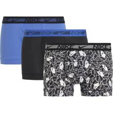 Nike 9-pak Dri-Fit Ultra Stretch Micro Boxer - Black/Blue - Small