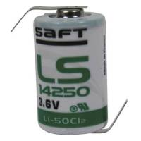 Saft LS14250 | 3,6V 1,2Ah | 1/2 AA batteri med lödflikar