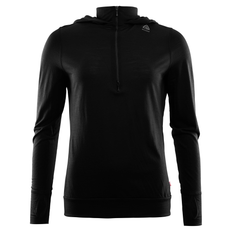 Aclima LightWool Hoodie Woman - Jet Black - XXXL