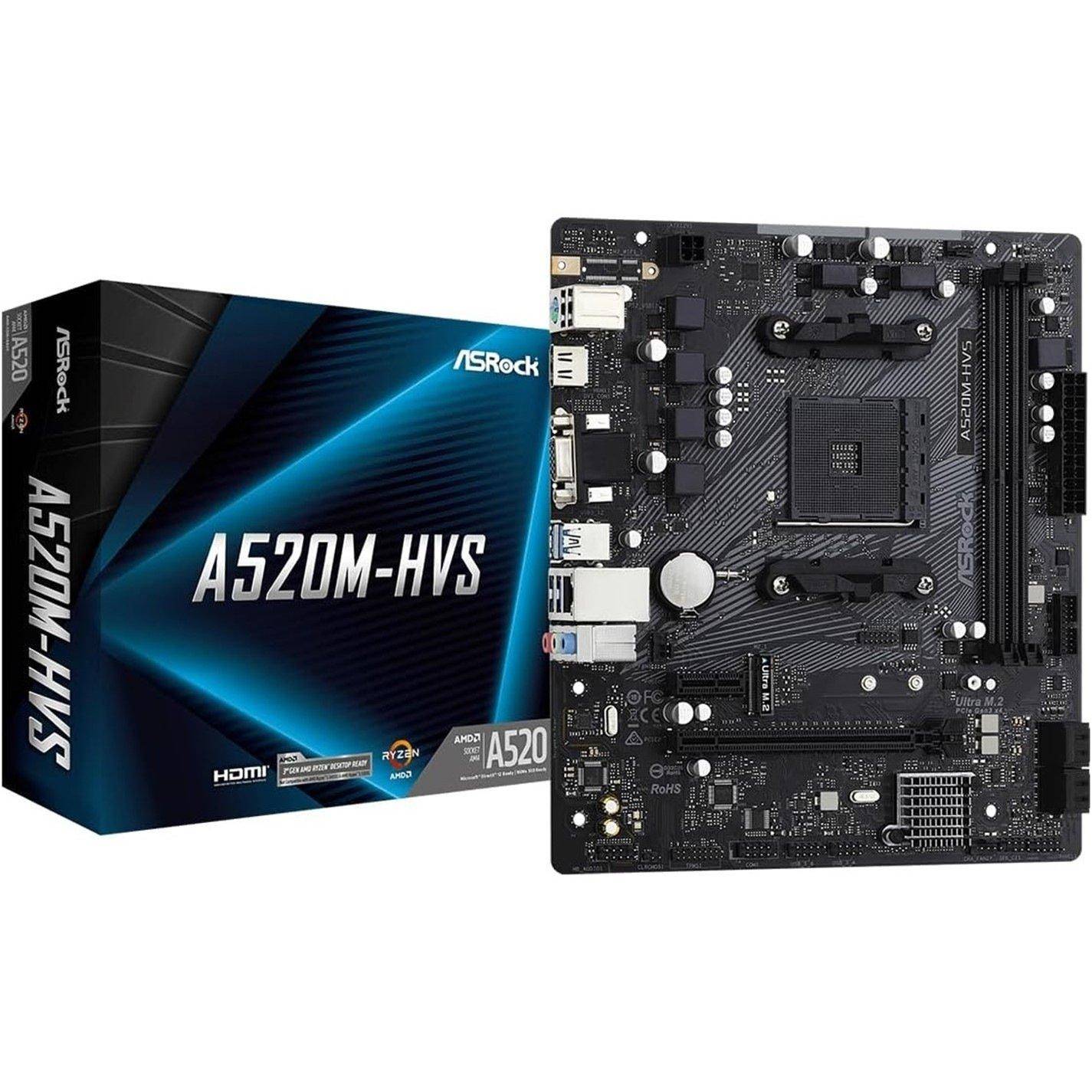 Asrock A520 00 - A520M-Hvs - Amd Motherboard