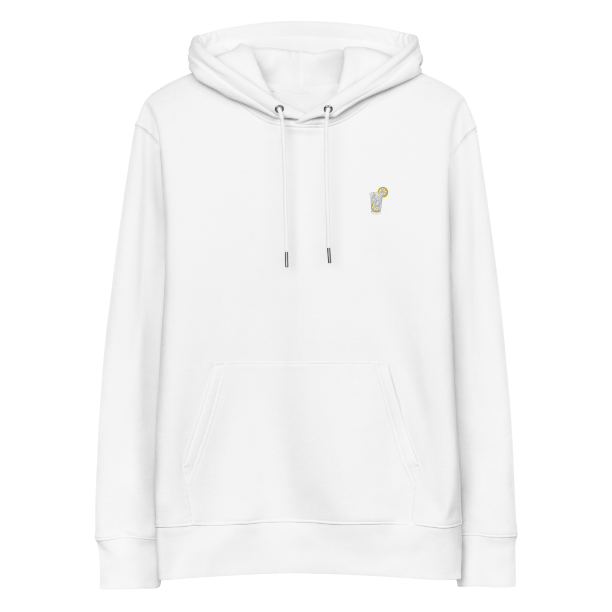 The Gin & Tonic Glass eco hoodie - White (XL)