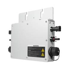 WVC-600 Micro Inverter, 600W Solar Grid Tie Micro Inverter Vattentät IP65 MPPT DC22-50V PV-ingång silver
