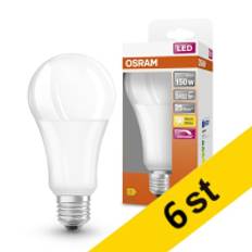 LED lampa E27 | A70 matt | 2700K | 20W (150W) dimbar 6st [Osram]