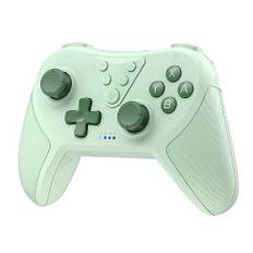 EasySMX Controller für Nintendo Switch, Bluetooth Wireless Switch Controller, Controller Switch mit 6-Axis Motion, Aufwecken, einstellbare Turbo & Dual Vibration Funktion-Grün