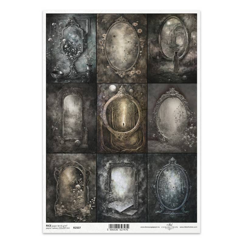 Itd Collection - Rice paper - rispapir - A4 - 1 ark - Spejle kollektion