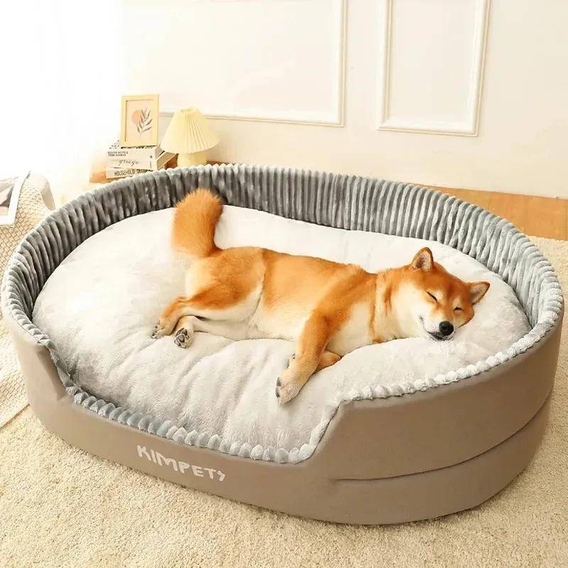 Hundkojor Hundbur Hundbädd Tvättbar Hundkoja Fyra Säsonger Husdjurss offa Plus Tjock Djup Sömnkudde Valpmatta För Små Till Stora Hundar