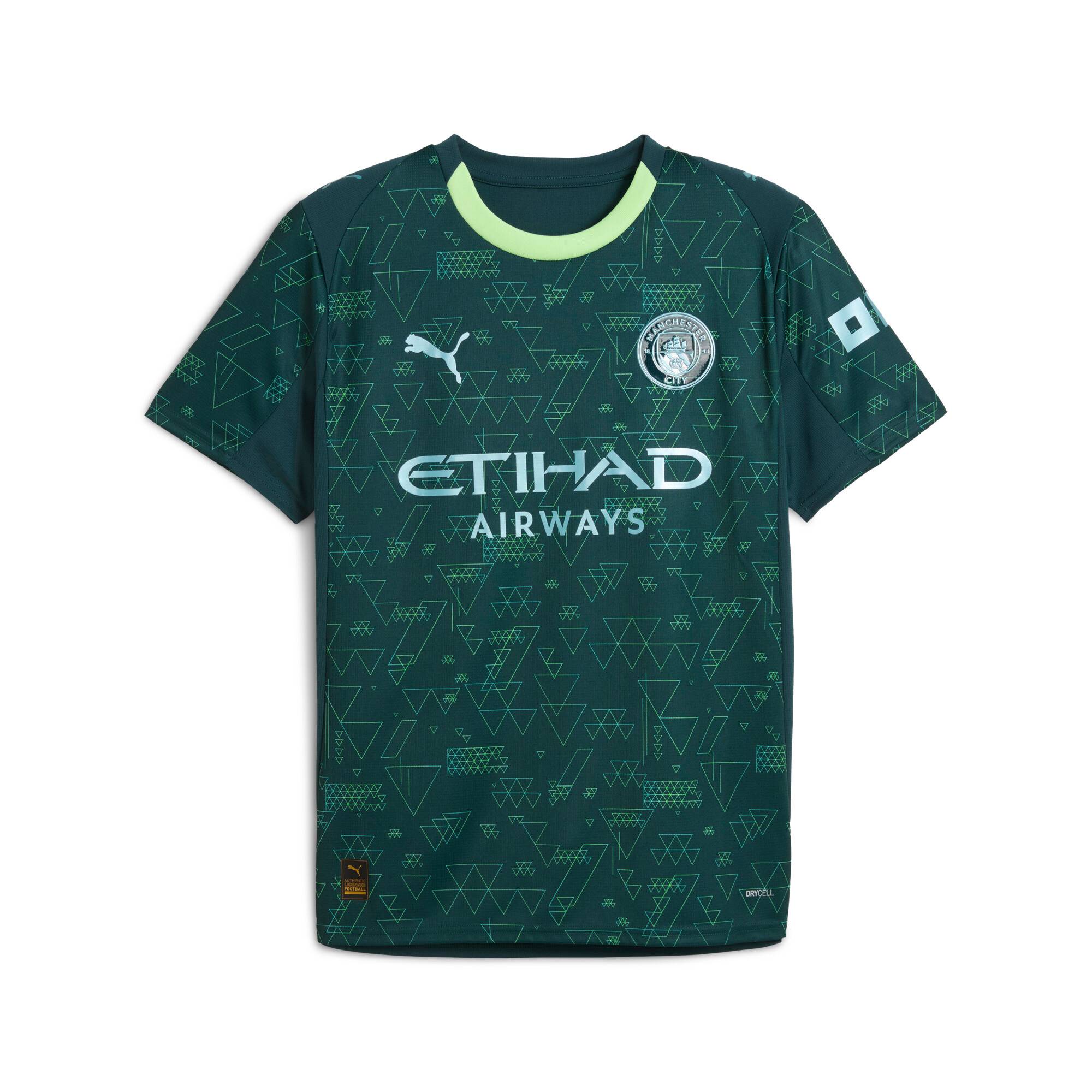 PUMA Manchester City 25/26 Fourth Jersey Men, Sport, Green Terrain, XL