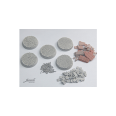 Juweela: Cobble 'n Plates - 32mm Round Bases (10)