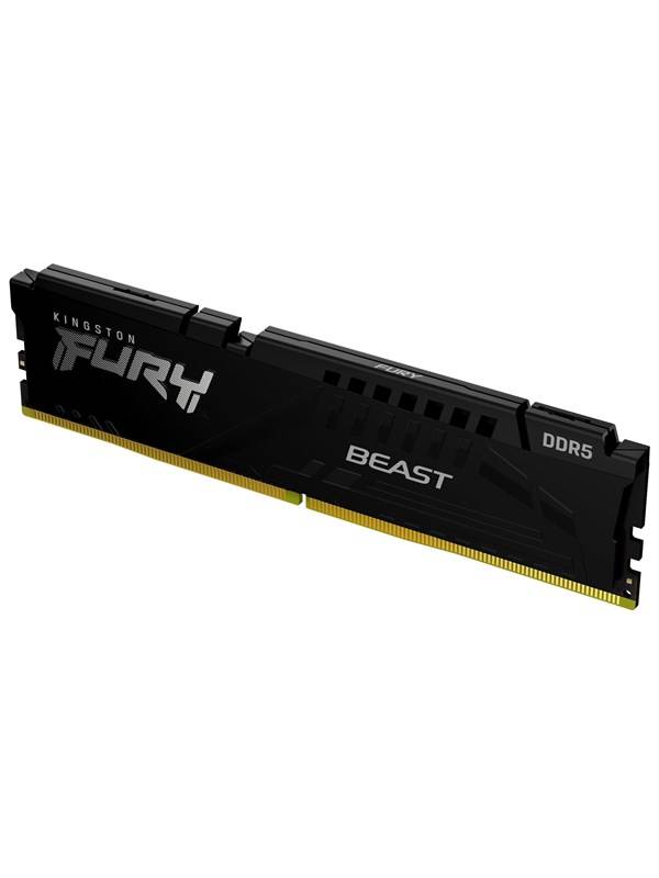 Kingston FURY Beast DDR5-6000 - 16GB - CL30 - Single Channel (1 pcs) - AMD EXPO & Intel XMP - Sort