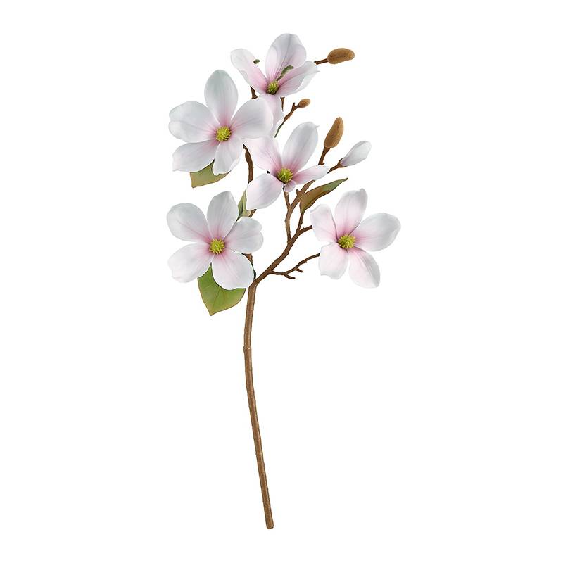 Magnolie gren i plast 52 cm pink.
