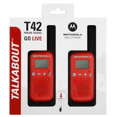 Motorola Twin Red – Walkie Talkie T42 Twin Pack Red